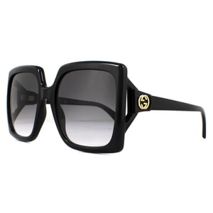 Gucci Zonnebril GG0876S 001 Zwart Grijs Verloop