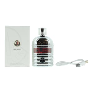 Moncler Pour Homme Refilable With Led Screen Eau De Parfum 150ml Spray For Him