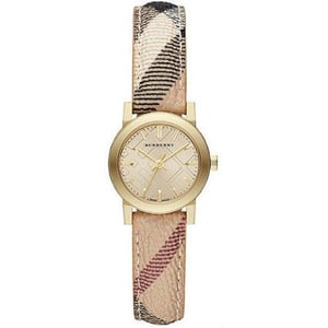 Burberry BU9219 Wijzerplaat Haymarket Ruitjeshorloge Dameshorloge