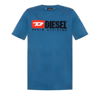 Diesel T-Diego-Division Logo Blue T-Shirt