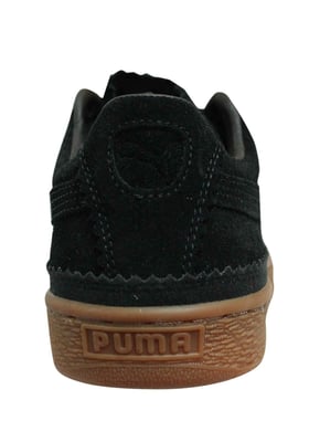Puma Suede Classic Brogue Lace Up Zwart Leer Herentrainers 366631 01