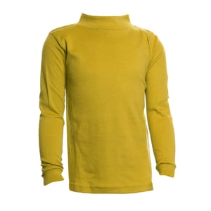 Unisex LPG700 t-shirt met lange mouwen en halve hals voor jongens en meisjes