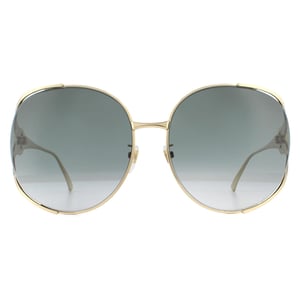 Gucci Sunglasses GG0225S 001 Gold Grey Gradient