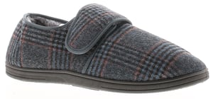 Dr Keller Mens Slippers Touch Fastening David navy
