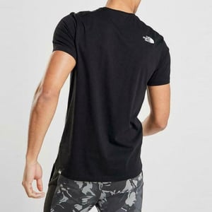 The North Face Heren Geweven Colour Block T-shirt Zwart