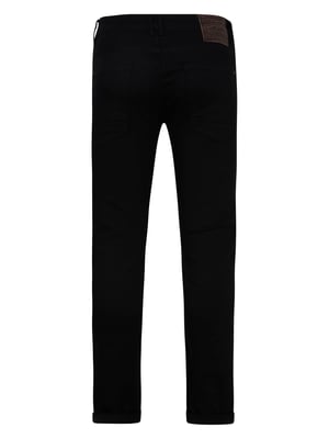 Petrol Industries - Heren Seaham Classic Slim Fit Jeans  - Zwart