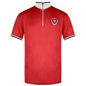 Rossignol Korte Mouw 3/4 Ritssluiting Rood Heren Virage Poloshirt RLEMY04 305