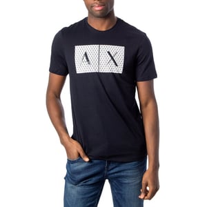 Armani Exchange Heren T-Shirt In Blauw