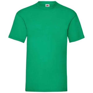 Fruit of the Loom Heren Valueweight T-Shirt (Kelly Groen)