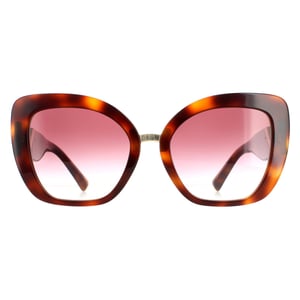 Valentino Cat Eye Womens Light Havana Purple Gradient VA4057