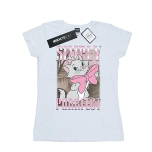 Disney Dames/Dames Aristokatten Marie Simply Purrfect Hommage Katoenen T-Shirt (Wit)