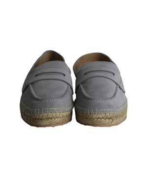 Gianvito Rossi Lido Loafers in Grey Suede