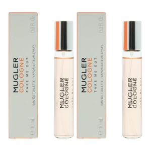 Mugler Cologne Take Me Out Eau de Toilette 10ml Travel Spray x 2