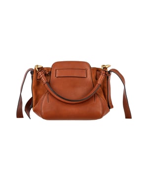 Chloé Owen Bucket Bag in Brown Leather