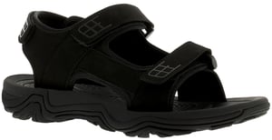 Rockstorm Mens Beach Sandals Trekking Ridge Touch Fastening black