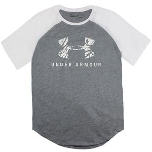 Under Armour Korte Mouw Ronde Hals Grijs Dames T-shirt 1344388 035