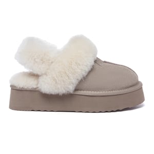 EVER AU Australia Women Fantail Leather Slippers With Two Removable Straps
