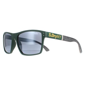 Superdry Sunglasses Kobe SDS 107 Matte Rubberised Green Grey