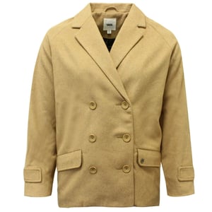 Vans G Revival Coat Beige Button Up Winter Dam Blazer Jacka V2Y6ELK A42A