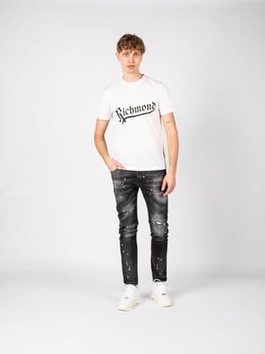 John Richmond T-shirt Herr Vit