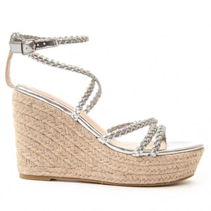Montevita Wedge Sparto Sandal Wesparto6 In Silver