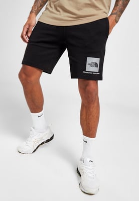 The North Face Small Box Reflective Logo Shorts in Black