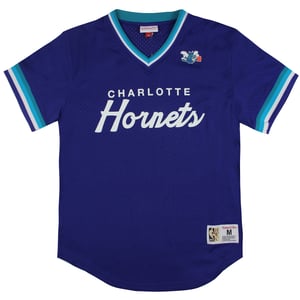 Mitchell & Ness Charlotte Hornets Special Script Mesh Heren T-shirt