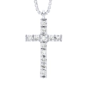 DIADEMA - Halsband med diamanter - Vitguld