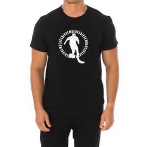 PUPINO Herren-Kurzarm-Rundhals-T-Shirt BKK1MTS02