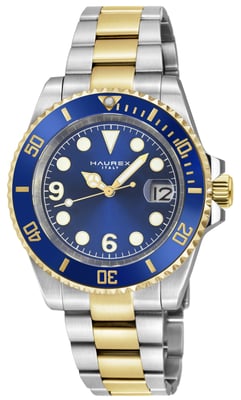 Haurex 4G512UBB Men's Barracuda Automatic Watch