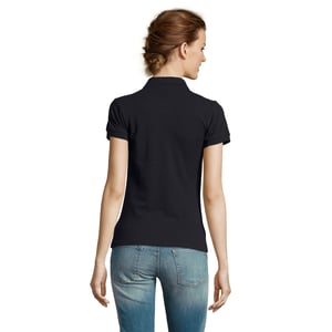 SOLS Vrouwen/dames Mensen Pique Korte Mouw Katoenen Poloshirt (Marine)