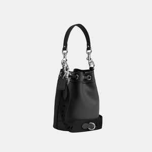 Mini Bucket Bag in Smooth Leather