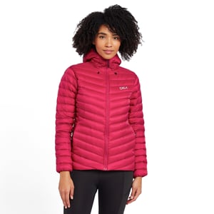 OEX Women's Kintra Water Repellent & Insulated Down Jacket with Adjustable Hood