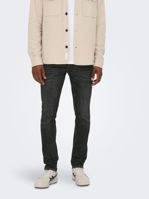 Loom Slim Black Jeans - Black