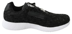 Plein Sport Women's Black Polyester Runner Joice Sneakers Shoes