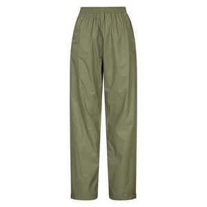 Mountain Warehouse Dam/Dotter Pakka Vattentäta Överdragsbyxor (Khaki)