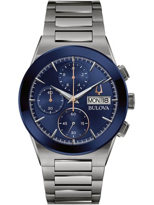 Bulova Millennia Heren Grijze Horloge 98C143
