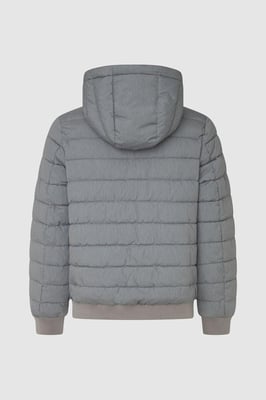 Pepe Jeans Tomek Padded Full Zip Hooded Jacket Grey