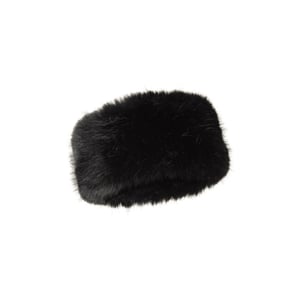 Mountain Warehouse Womens/Ladies Faux Fur Thermal Headband (Black)