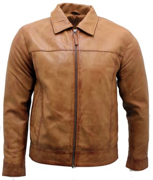 Retro Nappa Leather Biker Jacket
