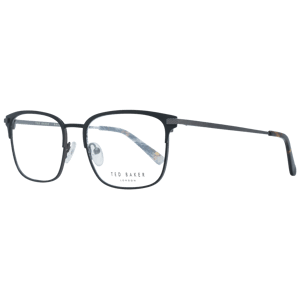 Ted Baker Square Unisex Black Gunmetal Glasses Frames