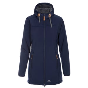 Trespass - Dames Kristen Waterdichte Jas en is Lang van Lengte (Navy)