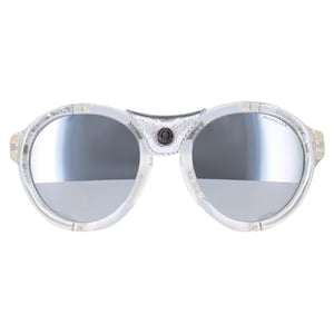 Moncler Round Unisex Crystal Silver Grey Silver Mirror ML0046