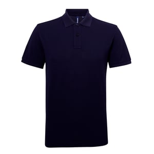 Asquith & Fox Mens Short Sleeve Performance Blend Polo Shirt (Navy)