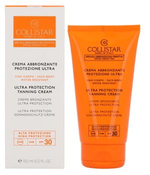 Collistar Sun Tan SPF30 Ultra Protection Tanning Cream Face-Body