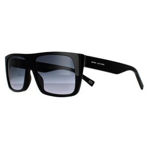 Marc Jacobs Rectangle Unisex Black Grey Dark Grey Gradient Sunglasses