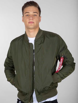 Heren Alpha industries Ma-1 Tt Bomber Jacket in Donkergroen