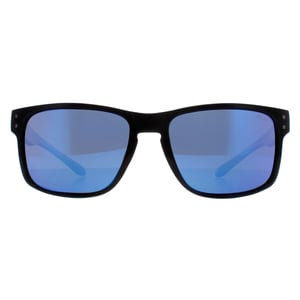 Atum Waterhouse C2 glanzend zwarte blauwe spiegelzonnebril