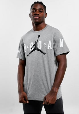 Nike Air Jordan Stretch T Shirt in Grey