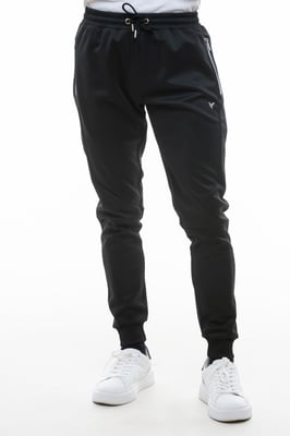D-Rock Men's Jogger Drawstring Waist Ribbed Cuffs & Zipper Pockets